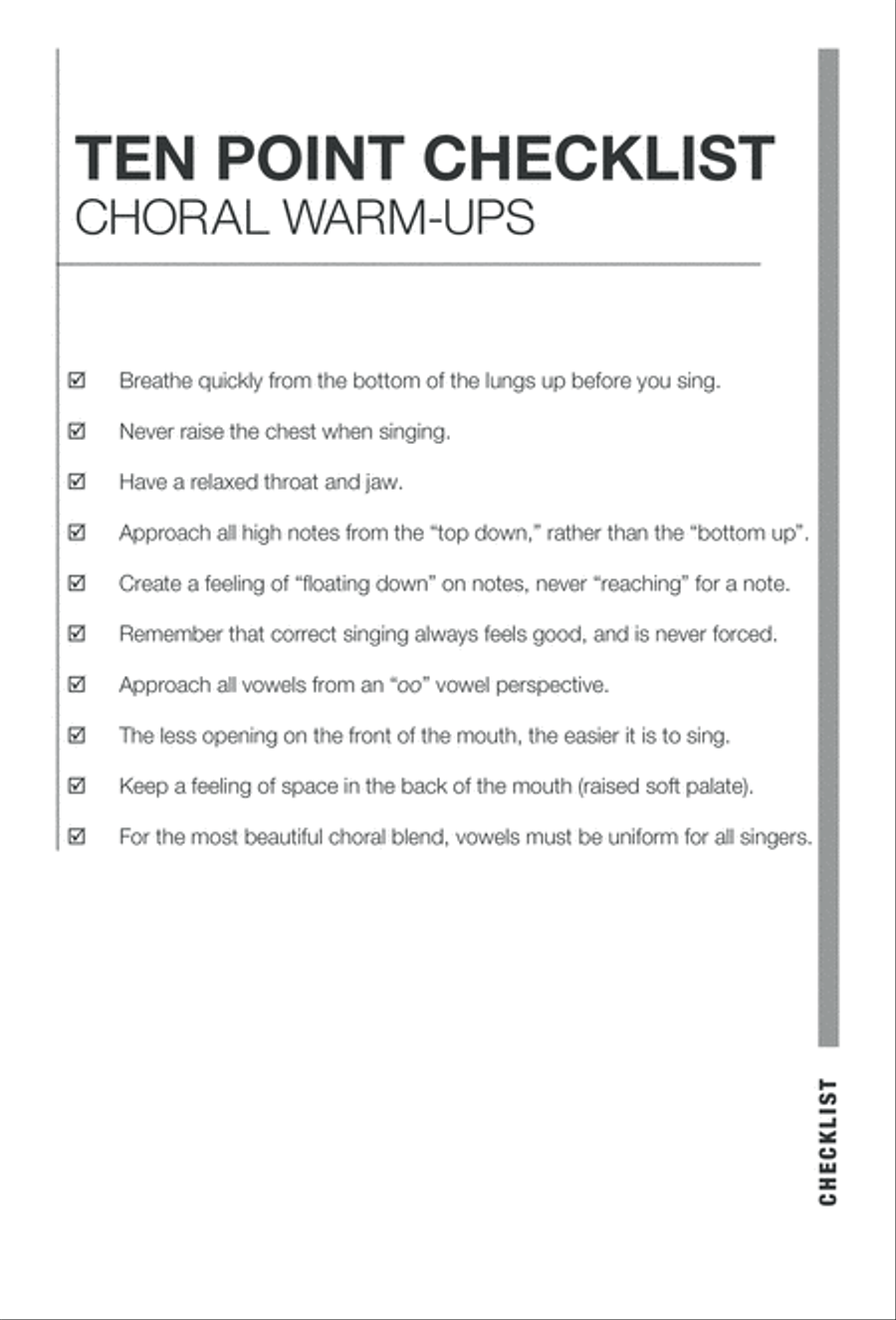Quick-Start Choral Warm-Ups - Singer Ed. Treble Voices (Digital Download) SA scores gallery preview page 3