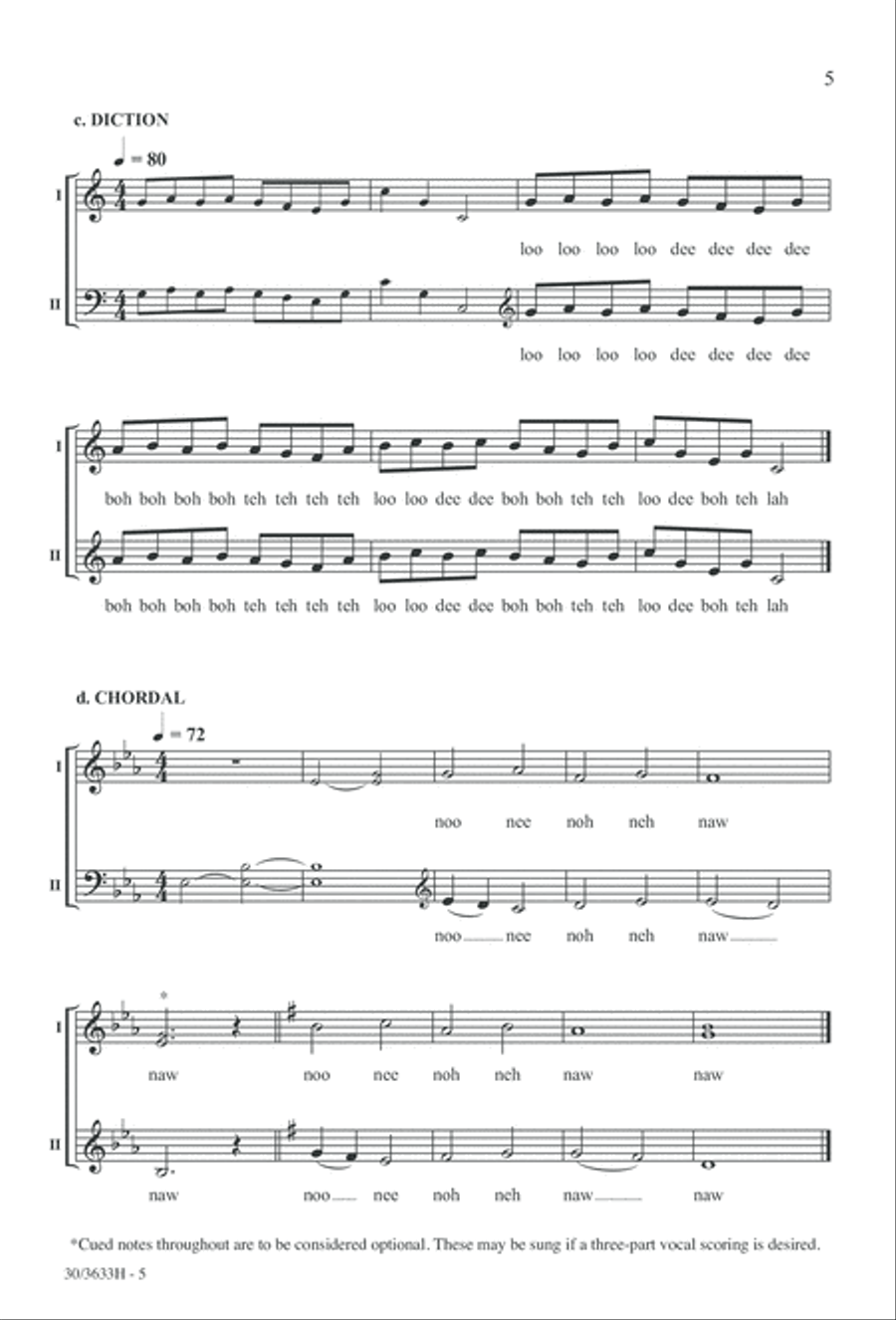 Quick-Start Choral Warm-Ups - Singer Ed. Treble Voices (Digital Download) SA scores gallery preview page 5