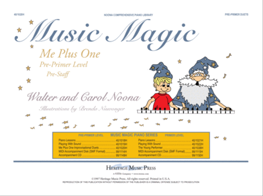 Noona Comp Music Magic Piano Me +1 Duets PrePrimer (Digital Download) Piano Method scores gallery preview page 1