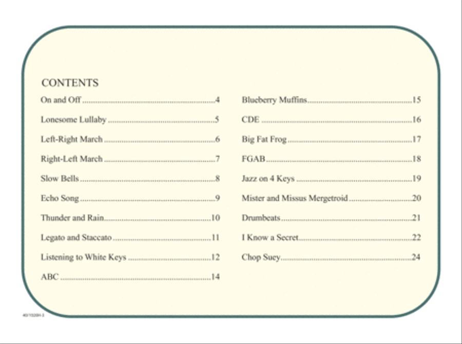 Noona Comp Music Magic Piano Me +1 Duets PrePrimer (Digital Download) Piano Method scores gallery preview page 3