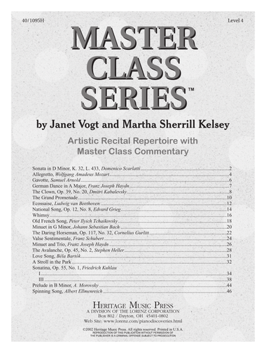 Master Class Series - Level 4 (Digital Download)