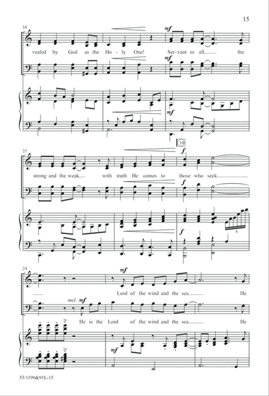 Hallelujah! What a Savior! (Digital Download) 4-Part scores gallery preview page 15