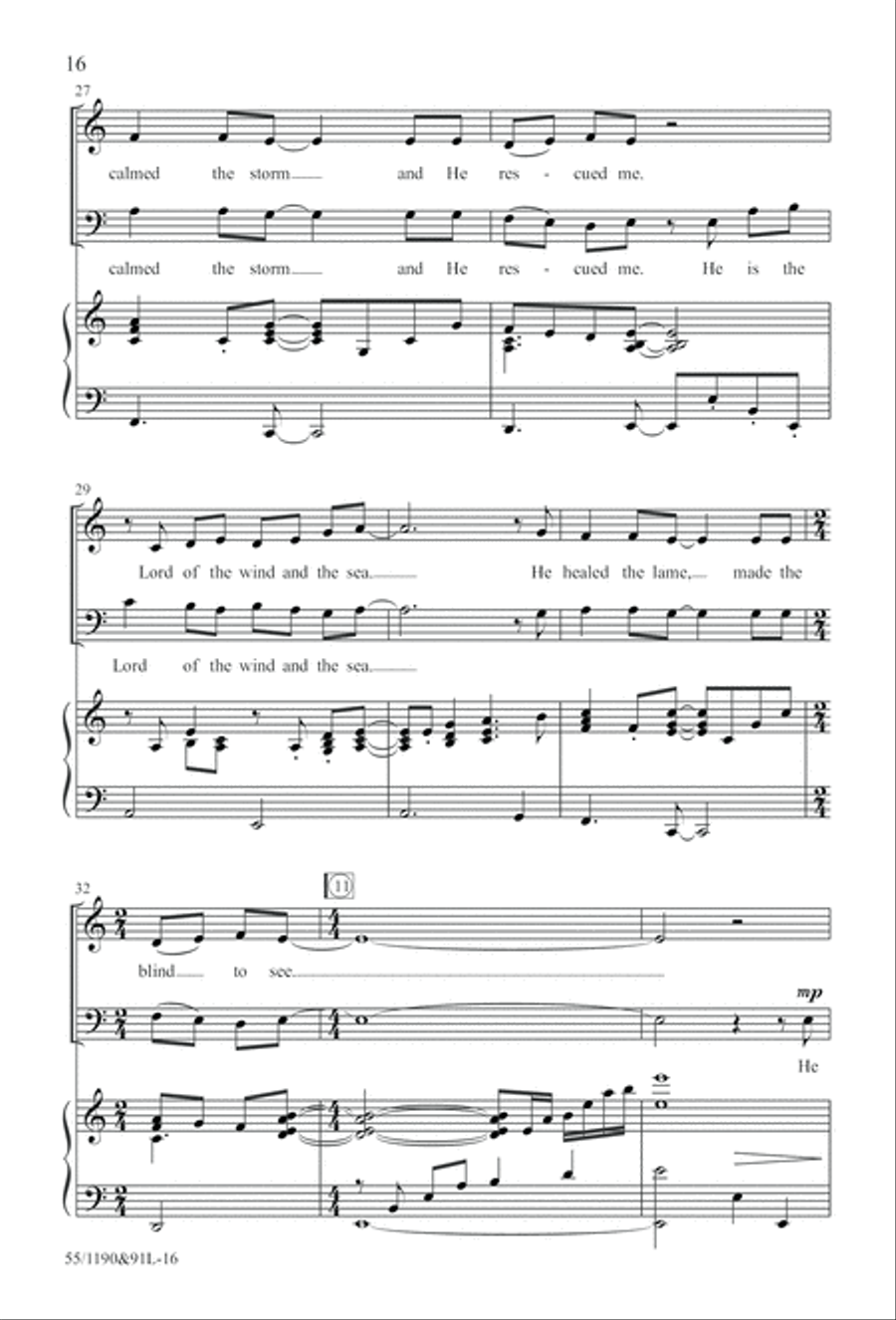 Hallelujah! What a Savior! (Digital Download) 4-Part scores gallery preview page 16