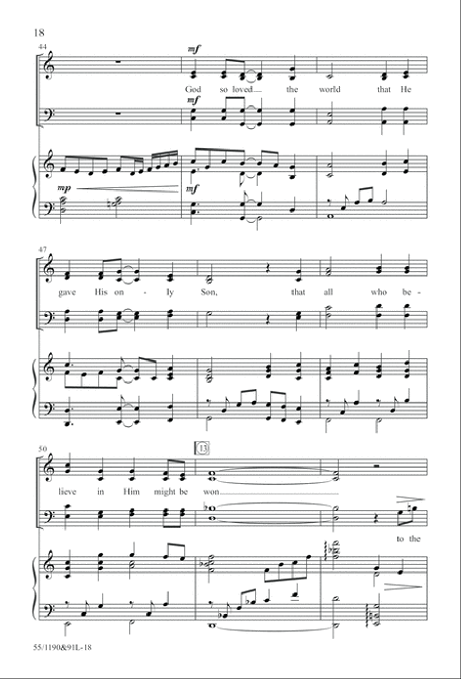 Hallelujah! What a Savior! (Digital Download) 4-Part scores gallery preview page 18