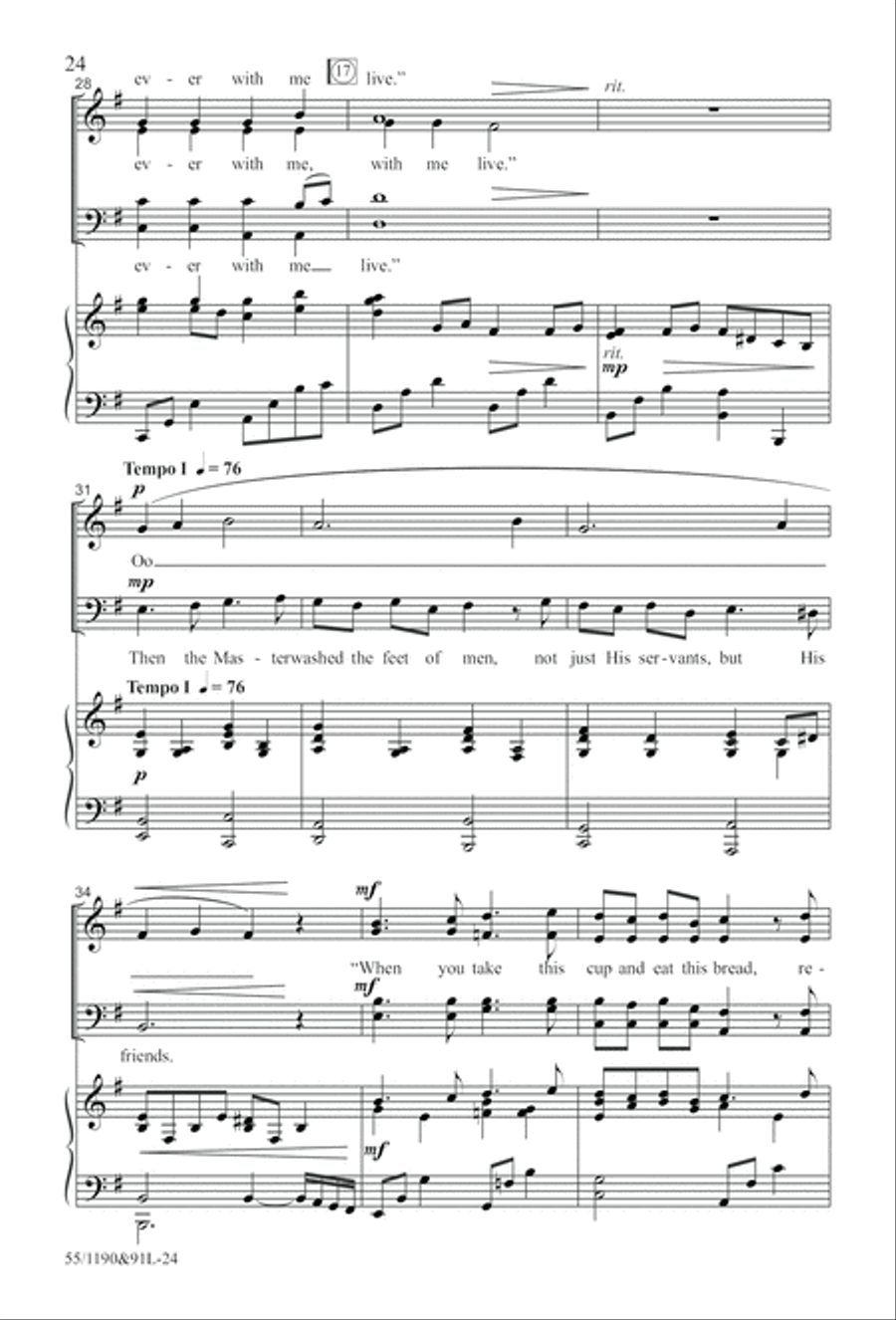 Hallelujah! What a Savior! (Digital Download) 4-Part scores gallery preview page 24