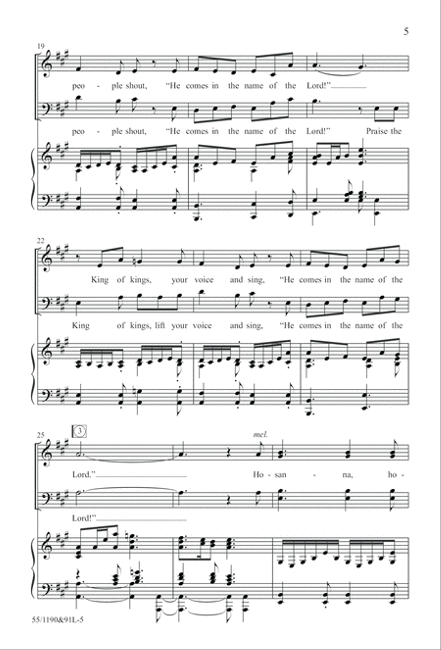 Hallelujah! What a Savior! (Digital Download) 4-Part scores gallery preview page 5