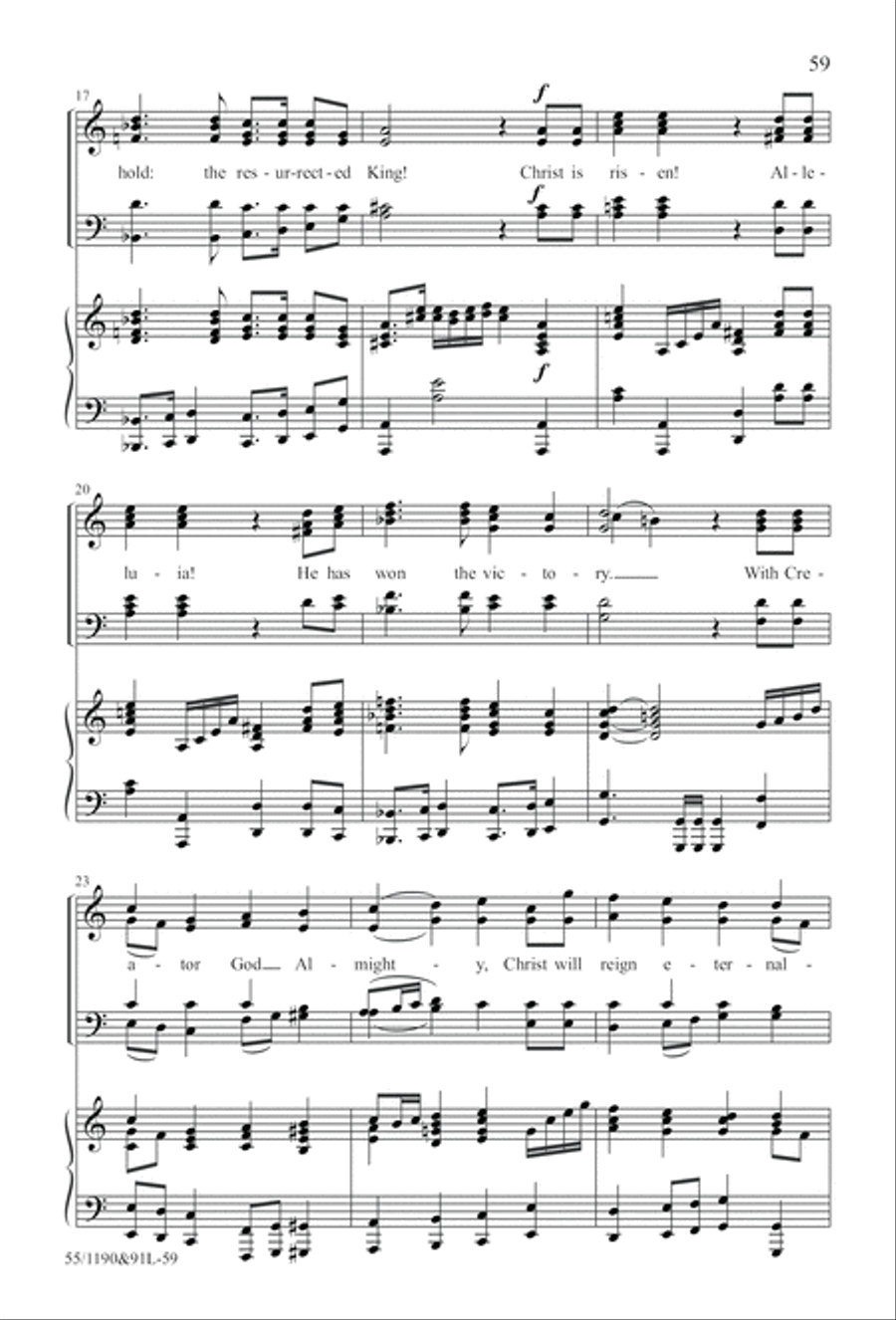 Hallelujah! What a Savior! (Digital Download) 4-Part scores gallery preview page 59