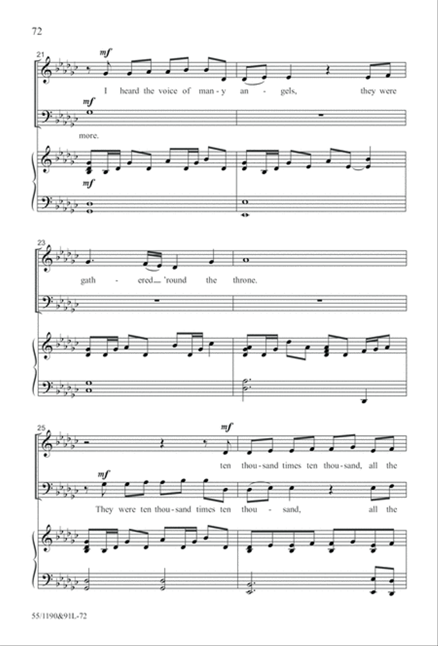 Hallelujah! What a Savior! (Digital Download) 4-Part scores gallery preview page 72