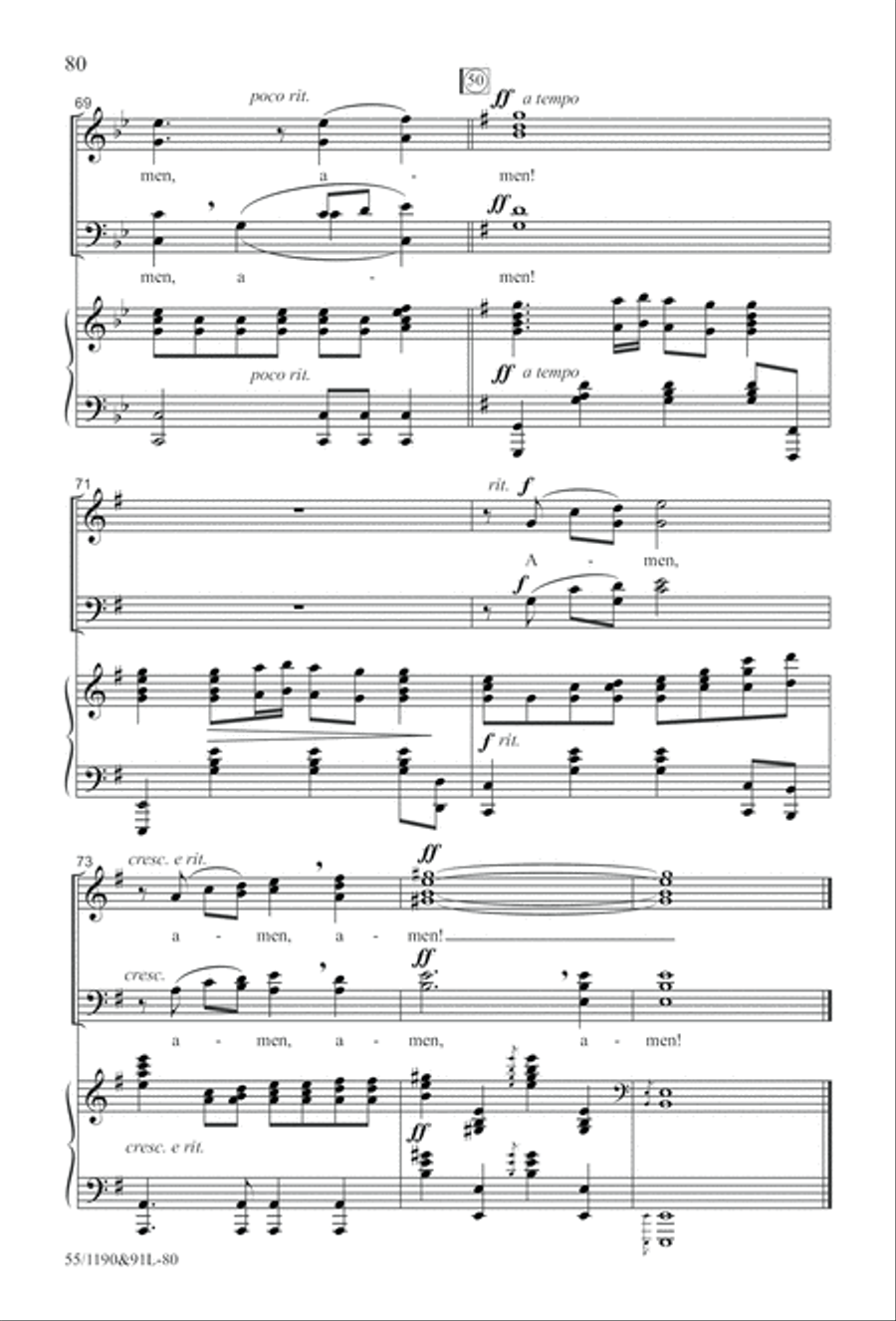 Hallelujah! What a Savior! (Digital Download) 4-Part scores gallery preview page 80