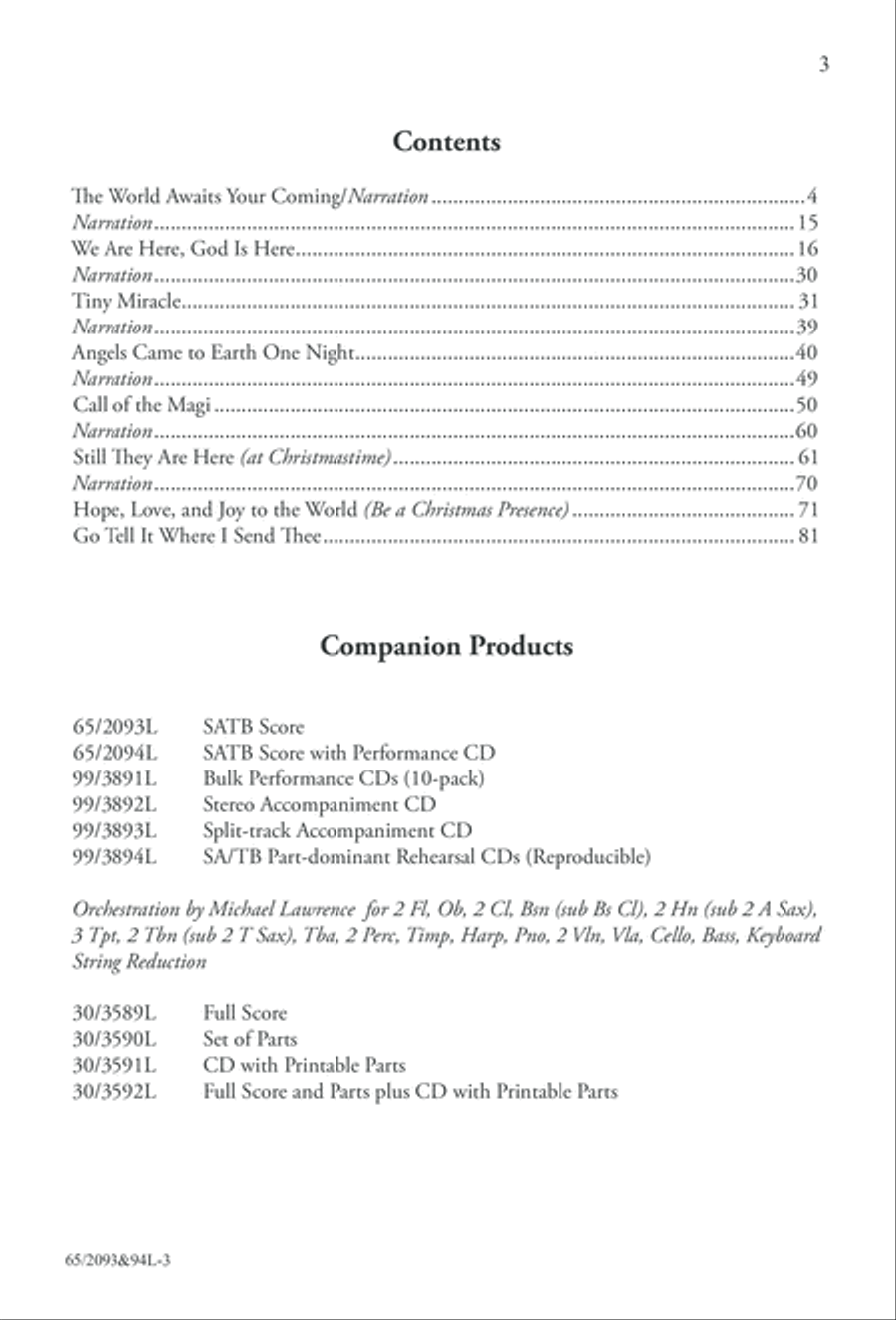 Christmas Presence (Digital Download) 4-Part scores gallery preview page 3