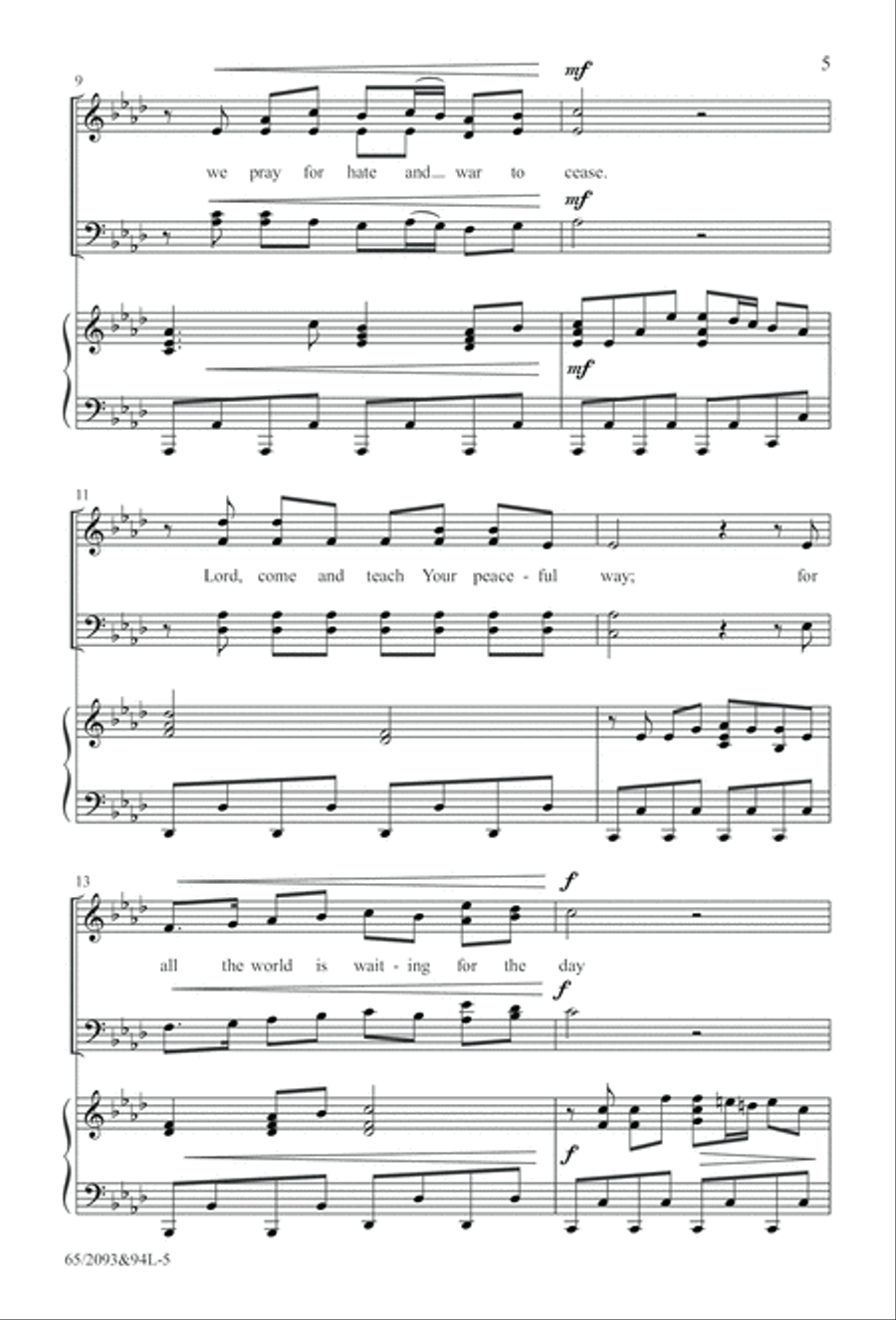 Christmas Presence (Digital Download) 4-Part scores gallery preview page 5