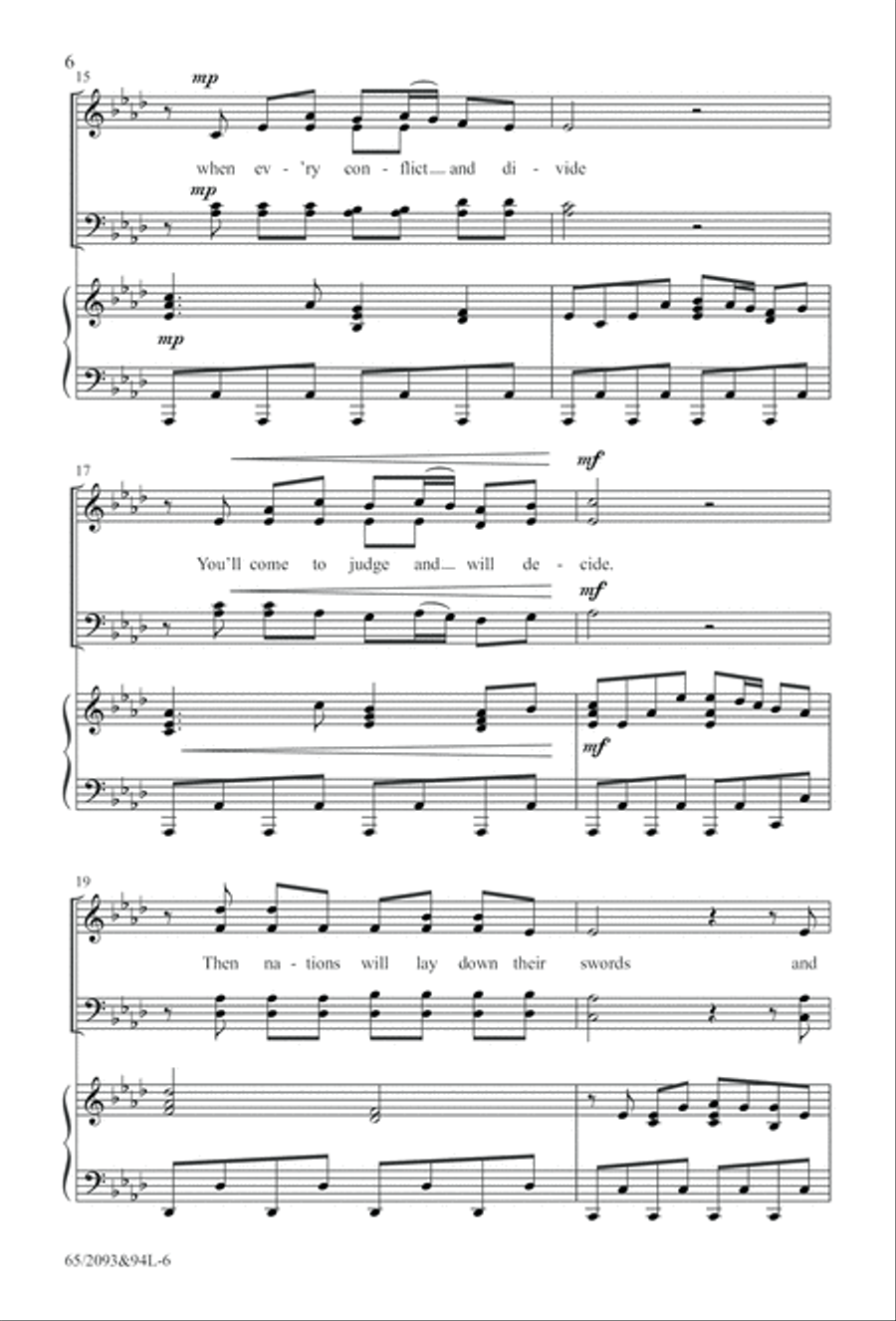Christmas Presence (Digital Download) 4-Part scores gallery preview page 6