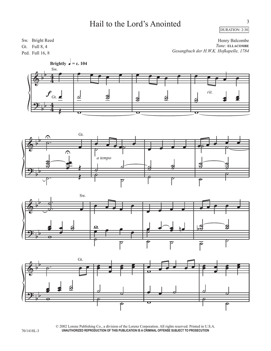 Ready-to-Play Organist: Advent and Christmas (Digital Download) Organ scores gallery preview page 3