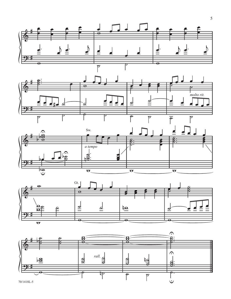 Ready-to-Play Organist: Advent and Christmas (Digital Download) Organ scores gallery preview page 5