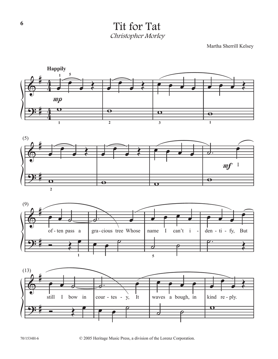 Poetry at the Piano - Book 2, Moderately Easy (Digital Download) Piano Solo scores gallery preview page 6