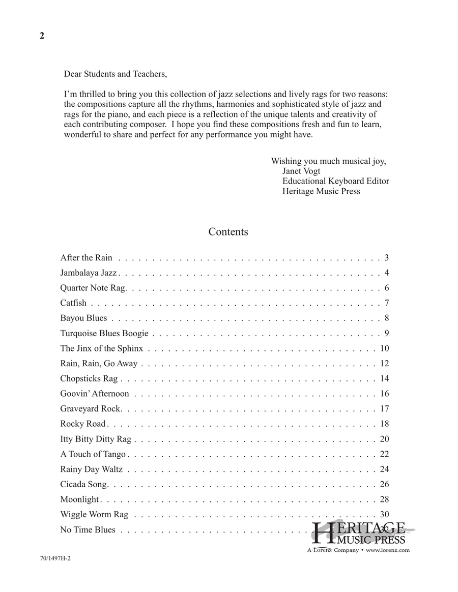Jazz 'n Rags at Your Fingertips - Book 1, Easy (Digital Download) Piano Solo scores gallery preview page 2