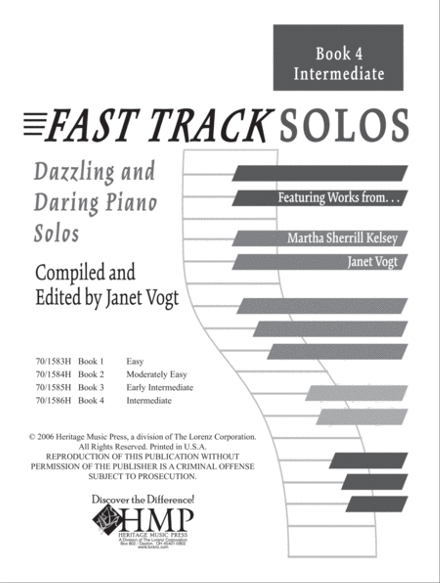 Fast Track Solos - Book 4, Intermediate (Digital Download) Piano Solo scores gallery preview page 1