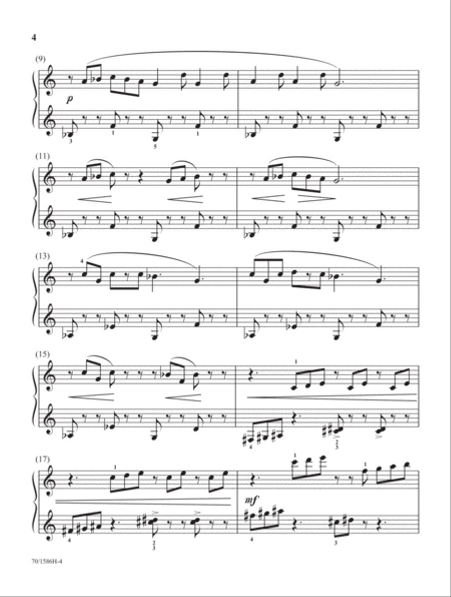 Fast Track Solos - Book 4, Intermediate (Digital Download) Piano Solo scores gallery preview page 4