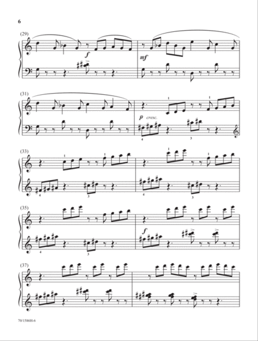 Fast Track Solos - Book 4, Intermediate (Digital Download) Piano Solo scores gallery preview page 6