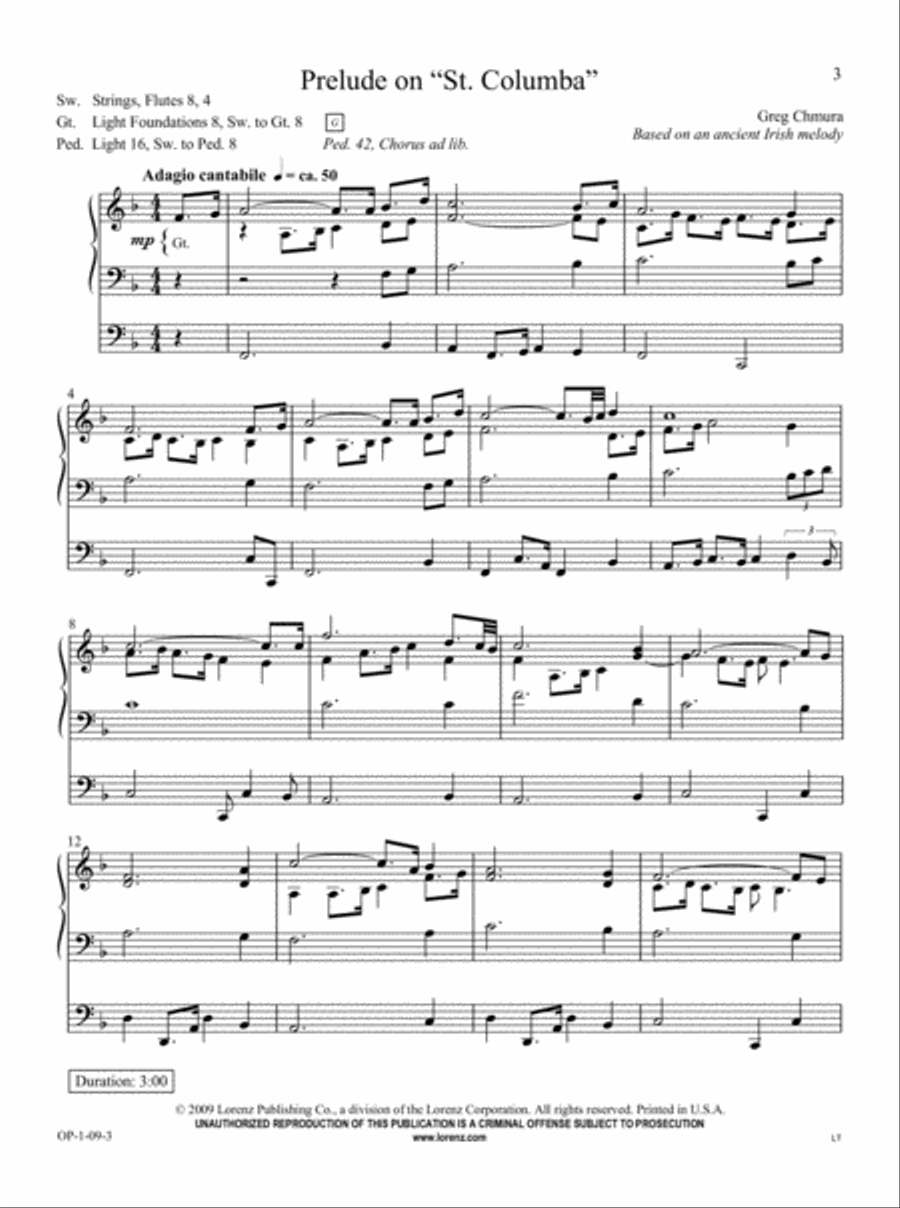 The Organist's Library, Vol. 46 (Digital Download) Organ scores gallery preview page 1