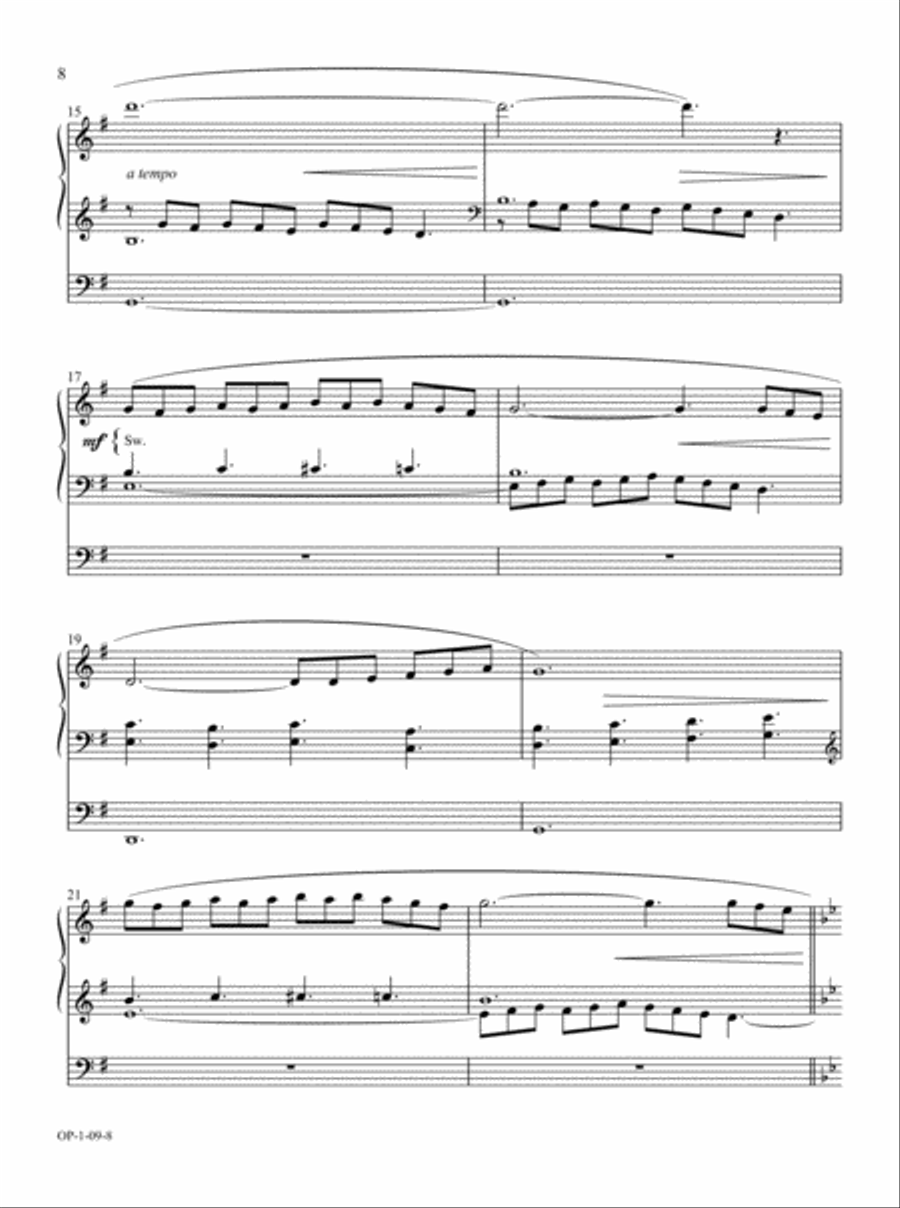 The Organist's Library, Vol. 46 (Digital Download) Organ scores gallery preview page 6
