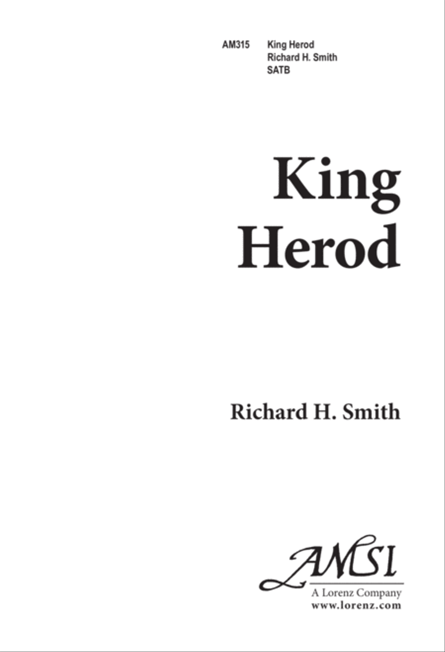 King Herod (Digital Download) Divisi scores gallery preview page 1