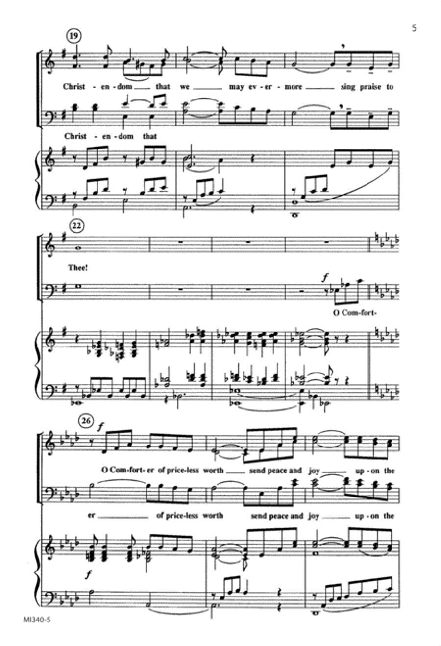 Lord, Keep Us Steadfast (Digital Download) 4-Part scores gallery preview page 5