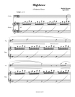 Highbrow for Cello and Piano