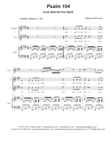 Psalm 104 (2-part choir - (Soprano and Tenor) mini preview