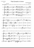 Felix Mendelssohn - Flute Concerto in d minor ( Full Score and parts)