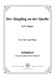 Schubert-Der Jüngling an der Quelle,in G Major,for Voice&Piano mini preview