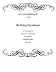 Birthday Variations (Flute Quartet)
