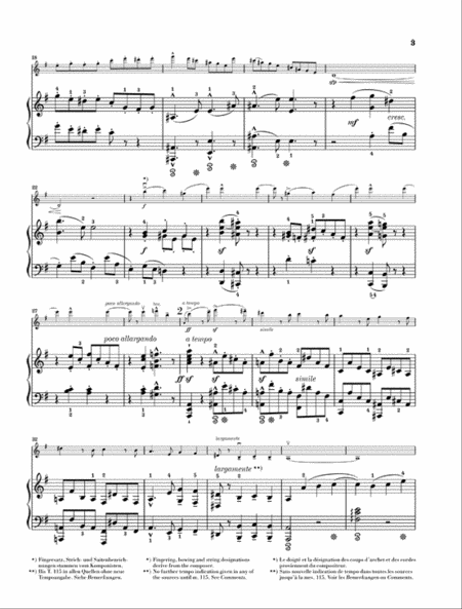 Violin Sonata, Op. 82 Violin Solo scores gallery preview page 3