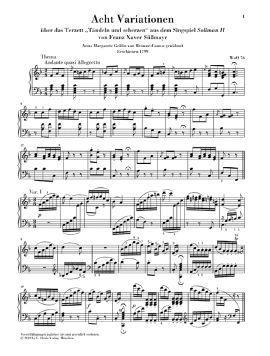 Variations for Piano Variations for Piano Piano Solo scores gallery preview page 3