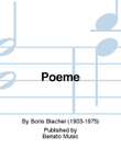 Poème