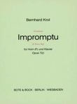 Gratulation Impromptu fur Rainer Rus op. 72/1