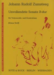 Unfinished Sonata B flat Major