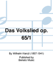Das Volkslied op. 65/1