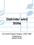 Dahinter wird Stille
