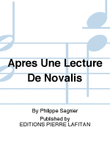 Apres Une Lecture De Novalis
