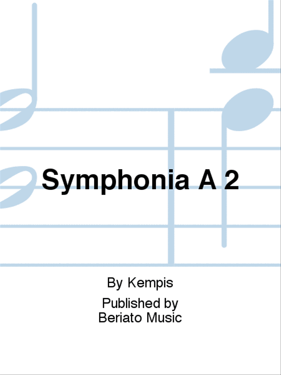 Symphonia A 2 Bassoon scores gallery preview page 1