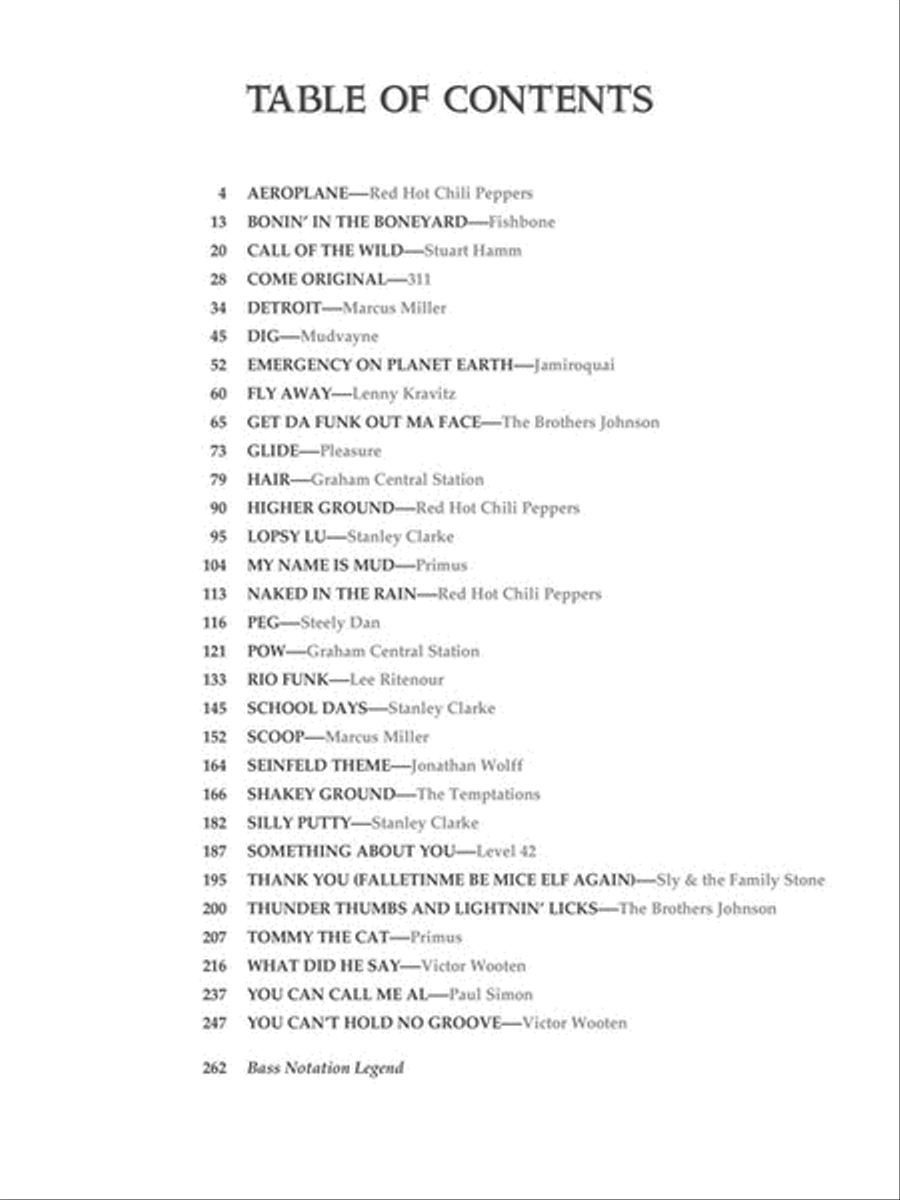 Slap Bass Bible Electric Guitar scores gallery preview page 2