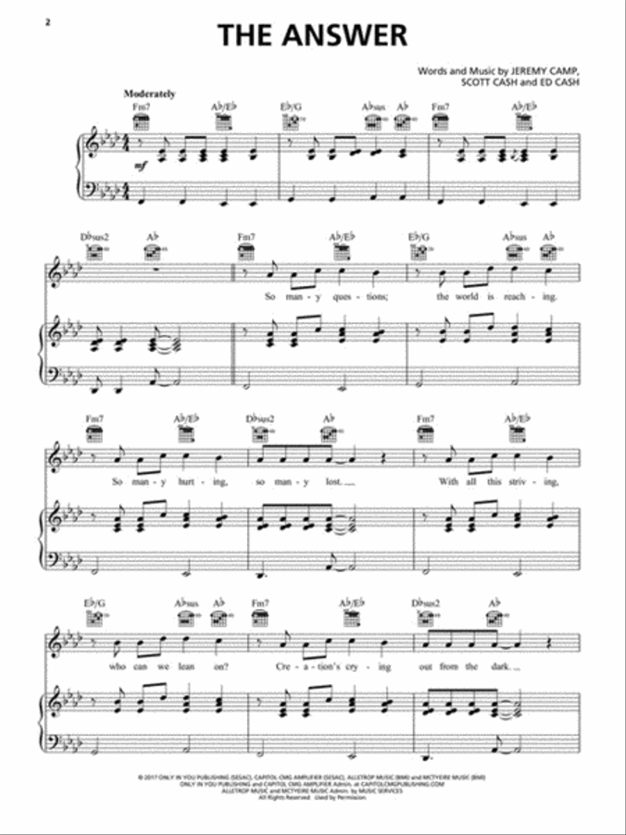 Top Christian Hits of 2018-2019 scores gallery preview page 3