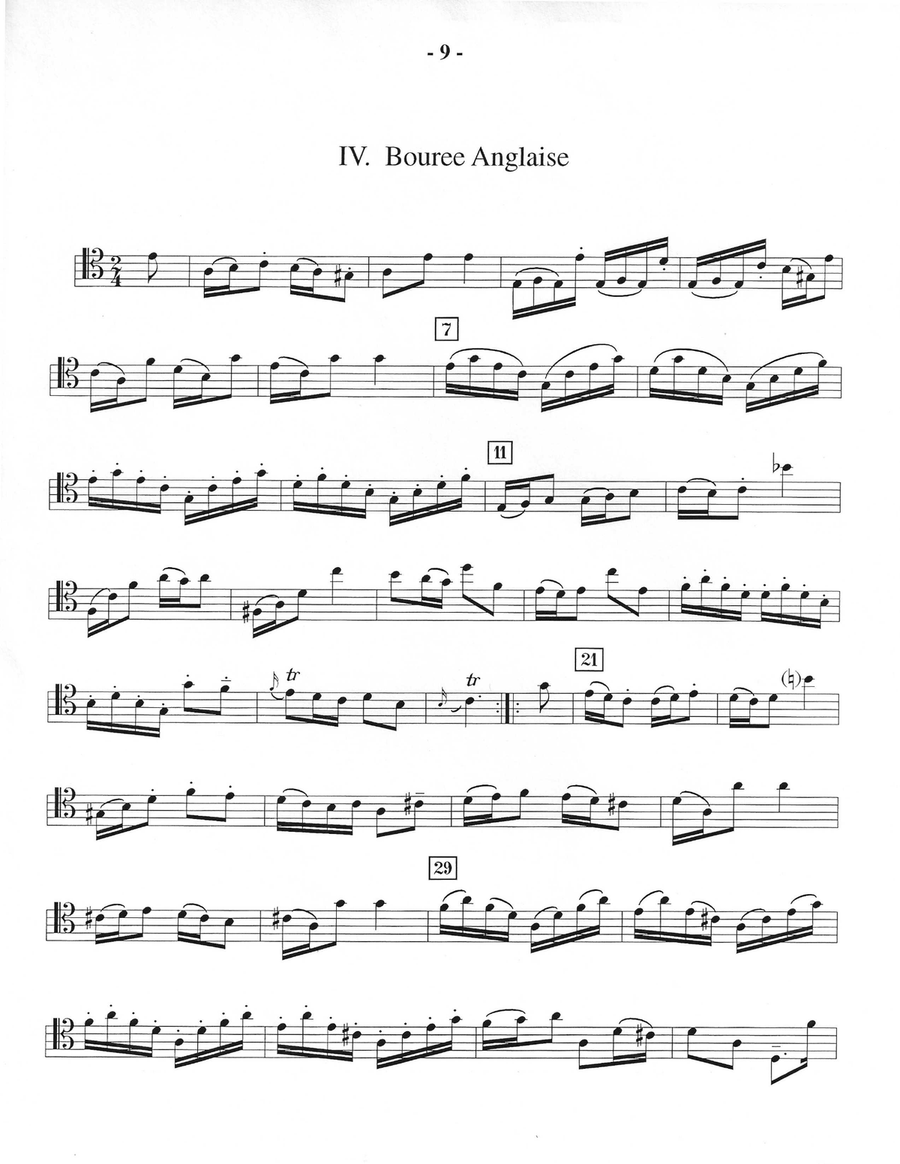 Partita in a minor, BWV 1013 Bassoon Solo scores gallery preview page 5