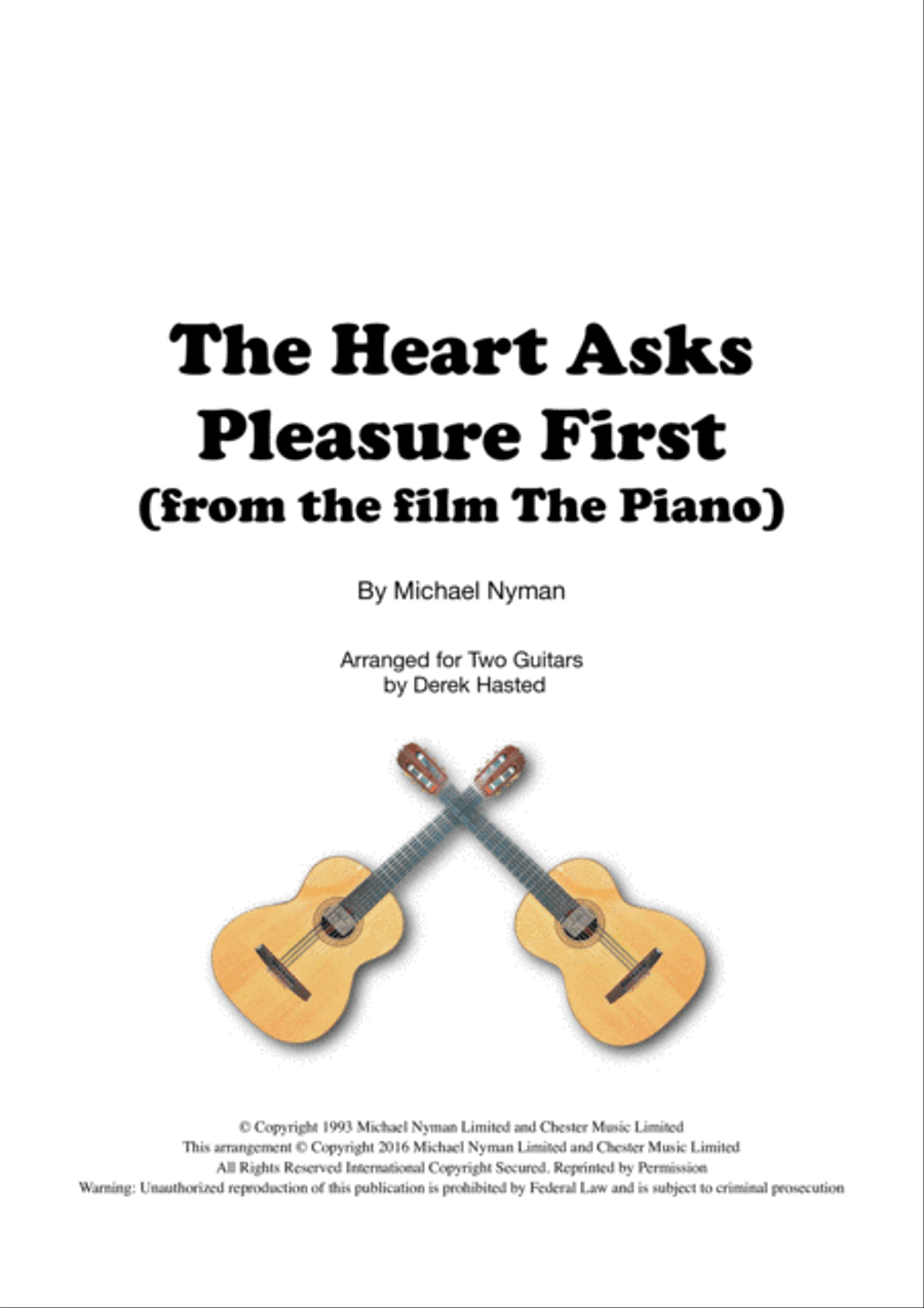The Heart Asks Pleasure First Guitar scores gallery preview page 1