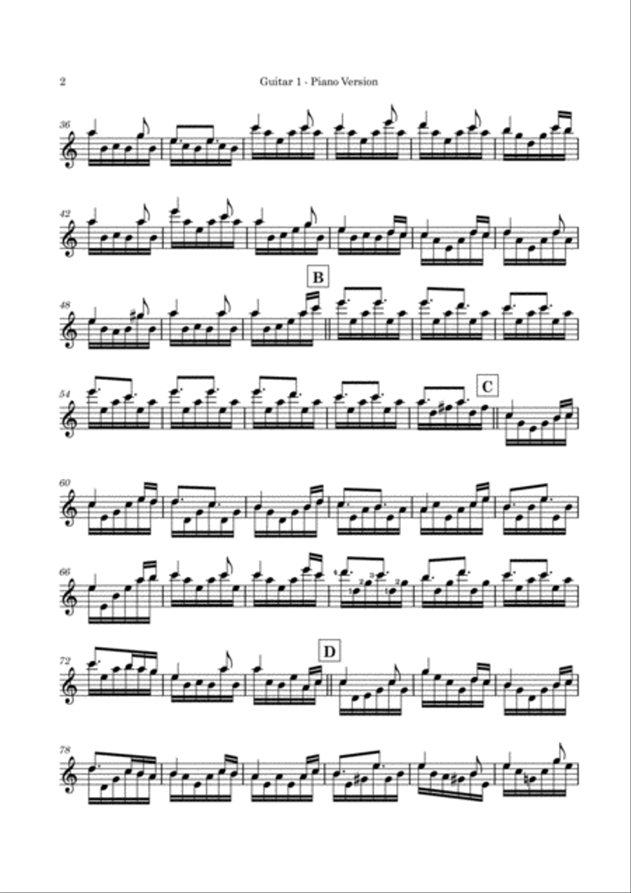The Heart Asks Pleasure First Guitar scores gallery preview page 5