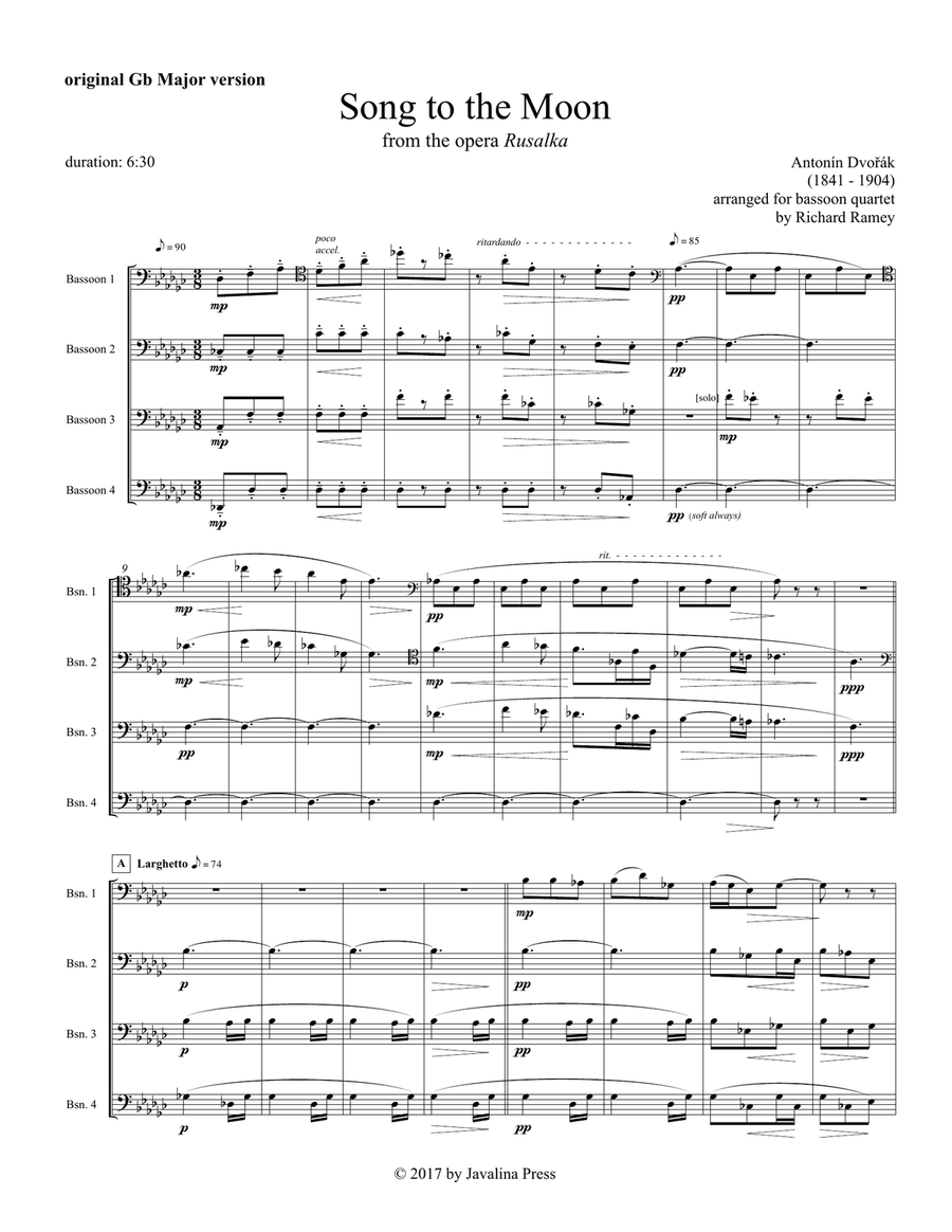 Song to the Moon (from the opera 
