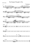The Deepest Thought Is This - Bass Guitar