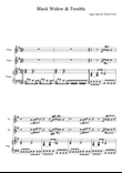Black Widow & I Knew You Were Trouble - Flute Duet