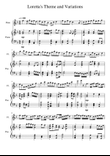Loretta's Theme and Variations